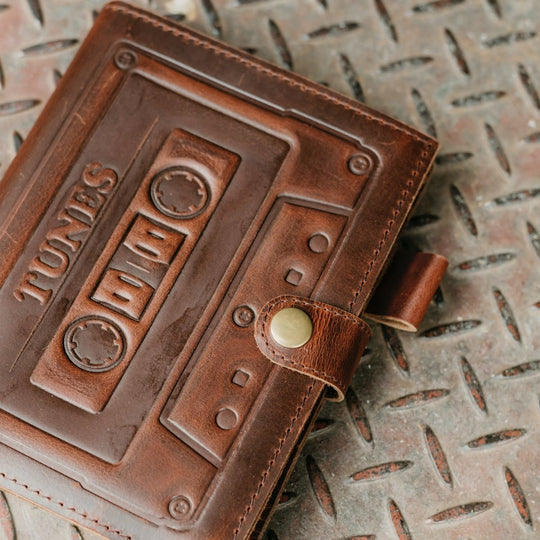 Tunes - Tag Lock Leather Journal…