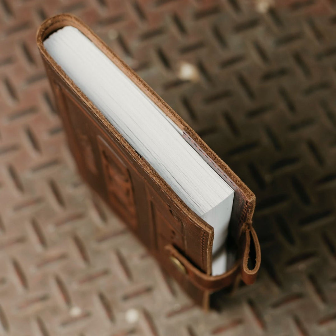 Doodle It - Tag Lock Leather Journal…