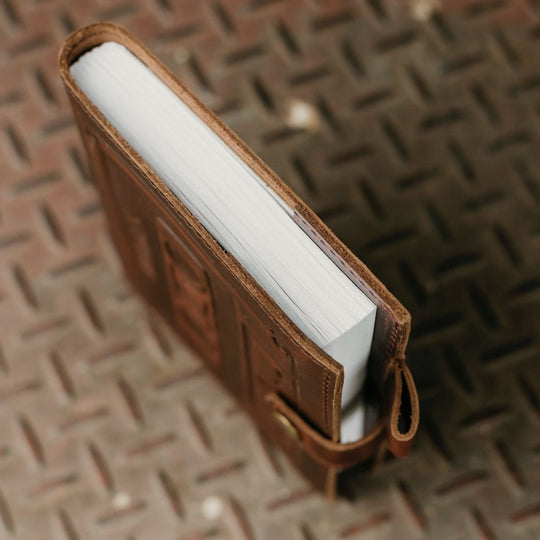 Tunes - Tag Lock Leather Journal…