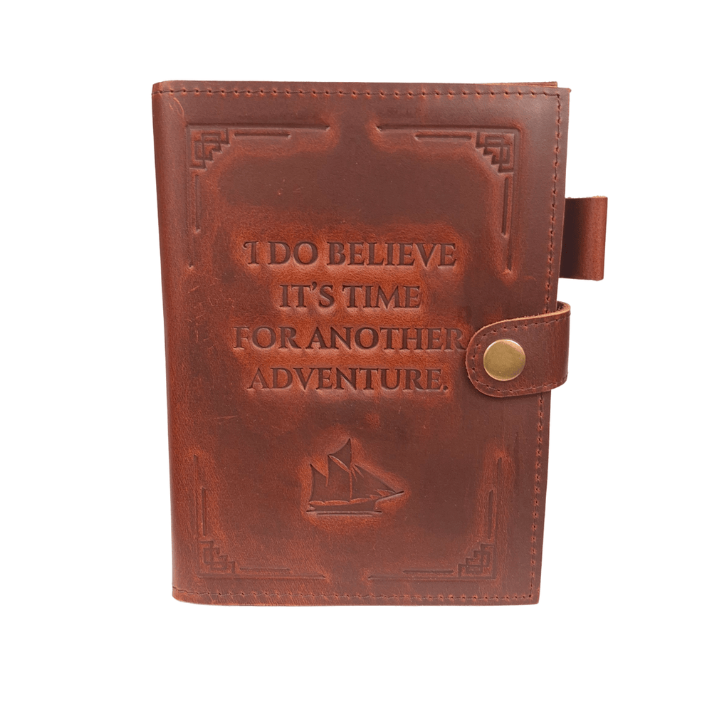 I Do Believe - Tag Lock Leather Journal