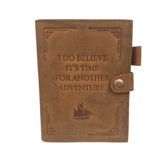 I Do Believe - Tag Lock Leather Journal