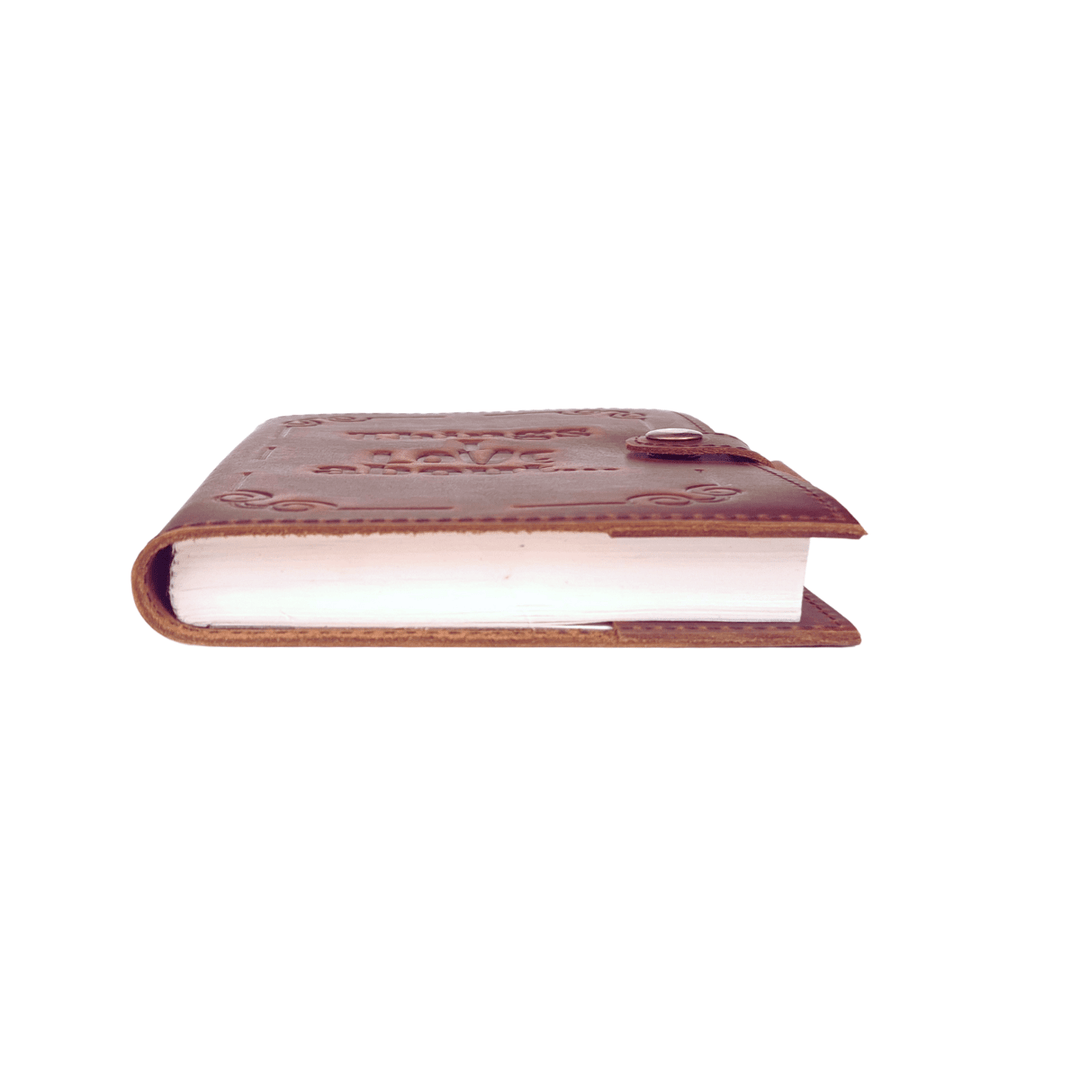 I Do Believe - Tag Lock Leather Journal