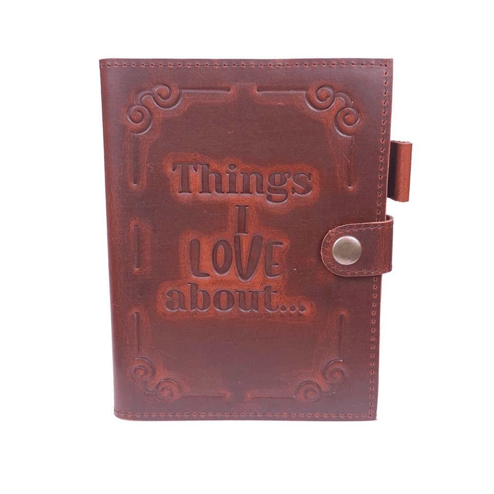 Things I Love - Tag Lock Leather Journal