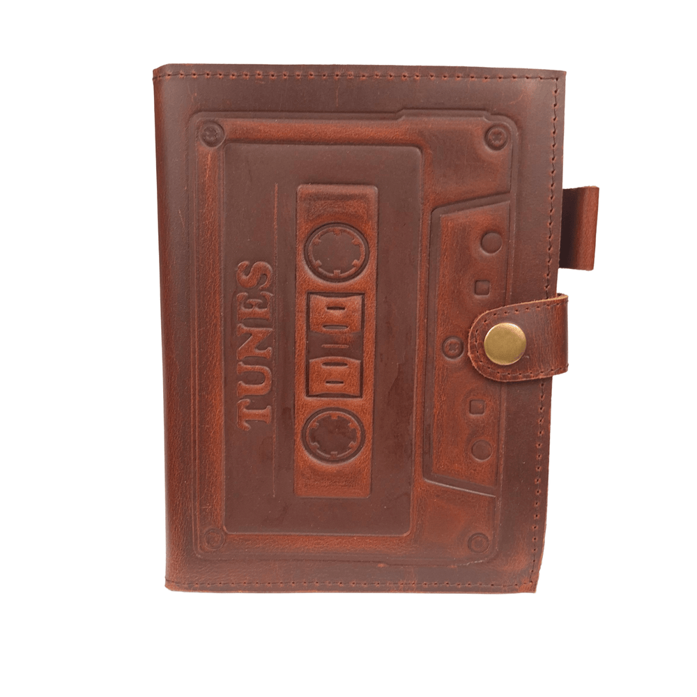 Tunes - Tag Lock Leather Journal