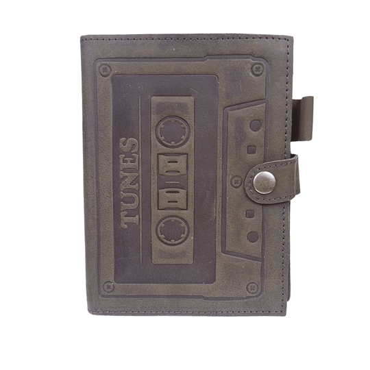 Tunes - Tag Lock Leather Journal