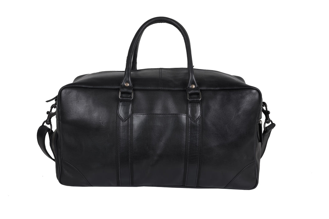 Lincoln Leather Duffle Bag - Antique Black - v4