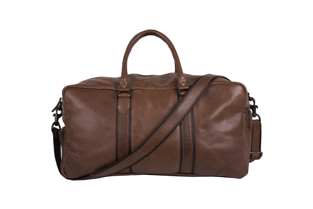 Lincoln Leather Duffle Bag - Antique Brown - v4