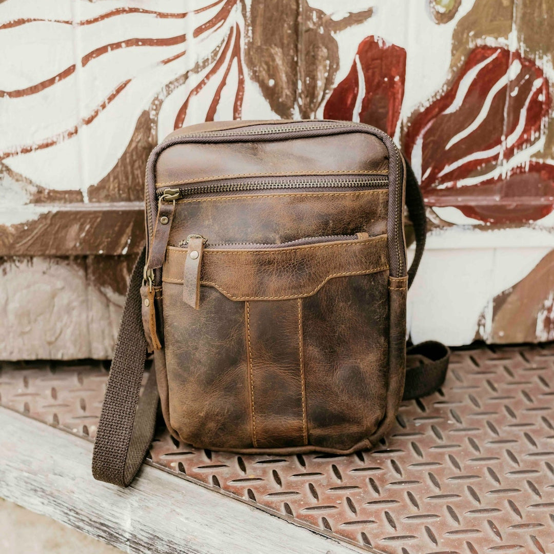 The Morrow - Men's Leather Crossbody Bag