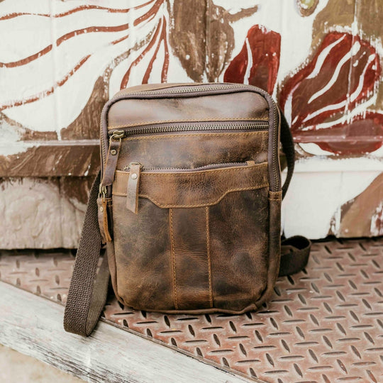 The Morrow - Men's Leather Crossbody Bag