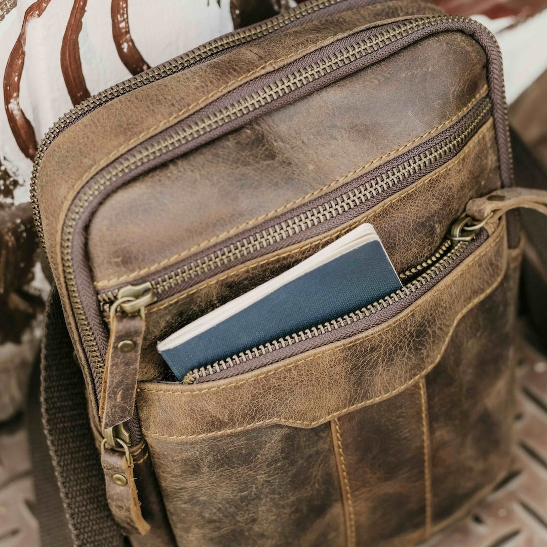 The Morrow - Men's Leather Crossbody Bag