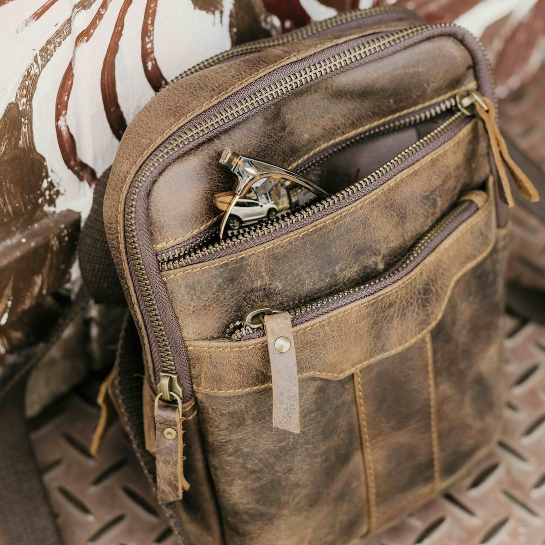 The Morrow - Men's Leather Crossbody Bag
