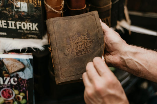 Leather Journal-Adventure Begins-TRV