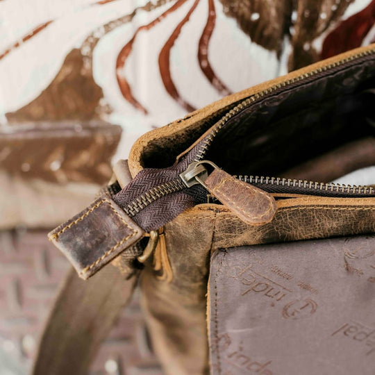 Leather Messenger Bag for Men - Nomad…