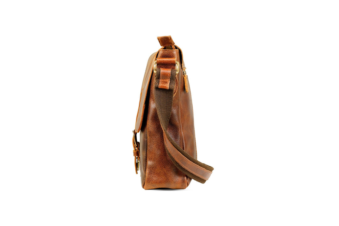 Leather Messenger Bag for Men - Nomad