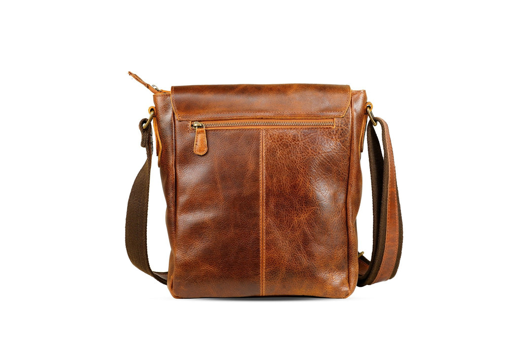 Leather Messenger Bag for Men - Nomad