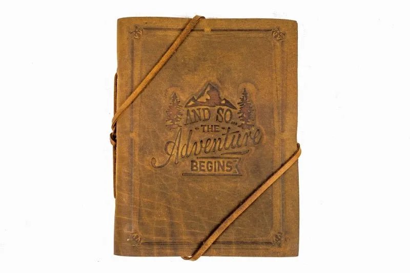 Leather Journal - Adventure Begins