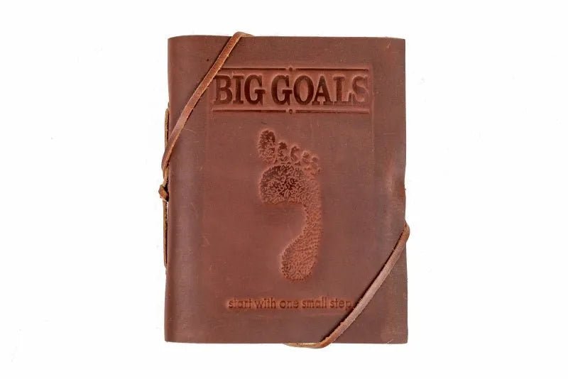 Leather Journal - Big Goals 