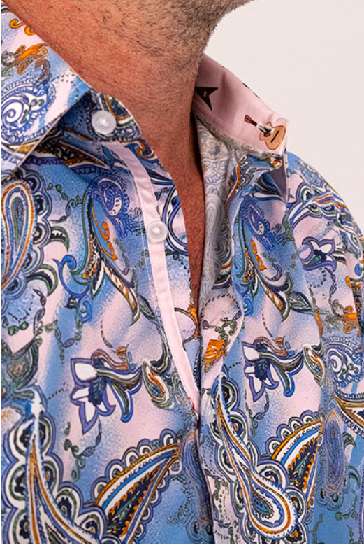 Walkden Long Sleeve Shirt - Sky