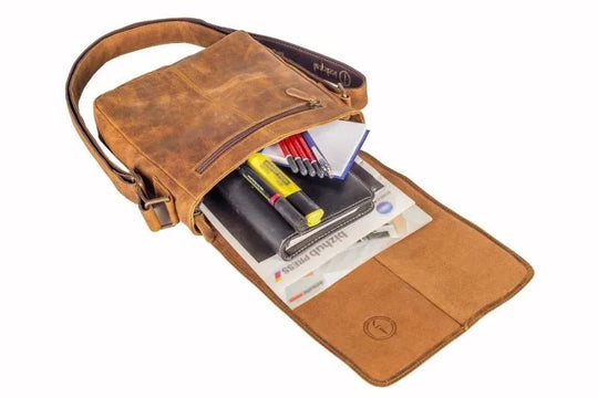 Wanderer Regular Dusty Antique leather messenger bags for men Bags - Small the-wanderer-regular indepal-leather.myshopify.com