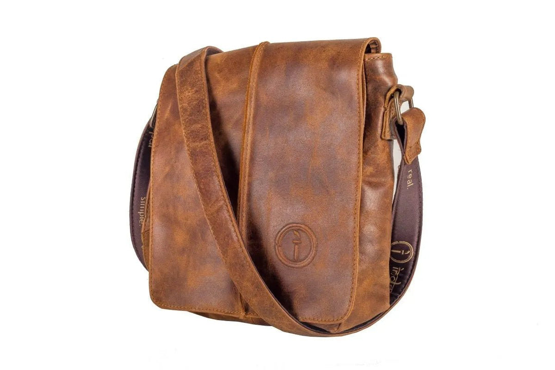 Wander Regular Dusty Antique leather leather messenger bags for men online Bags - Small the-wanderer-regular indepal-leather.myshopify.com
