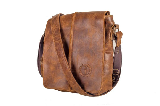 Wander Regular Dusty Antique leather leather messenger bags for men online Bags - Small the-wanderer-regular indepal-leather.myshopify.com