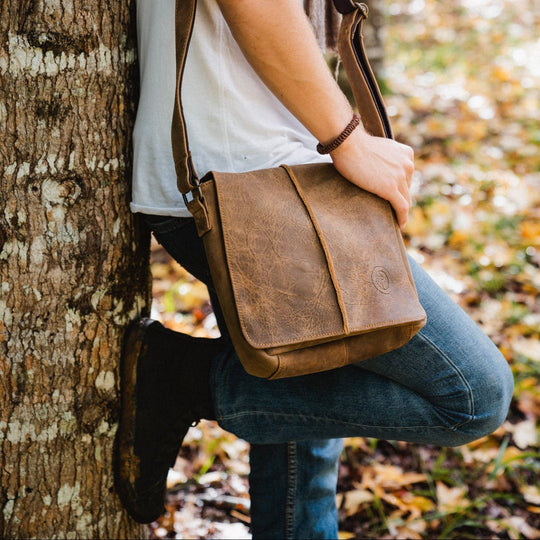 Leather Messenger Bag - Wanderer - Regular…