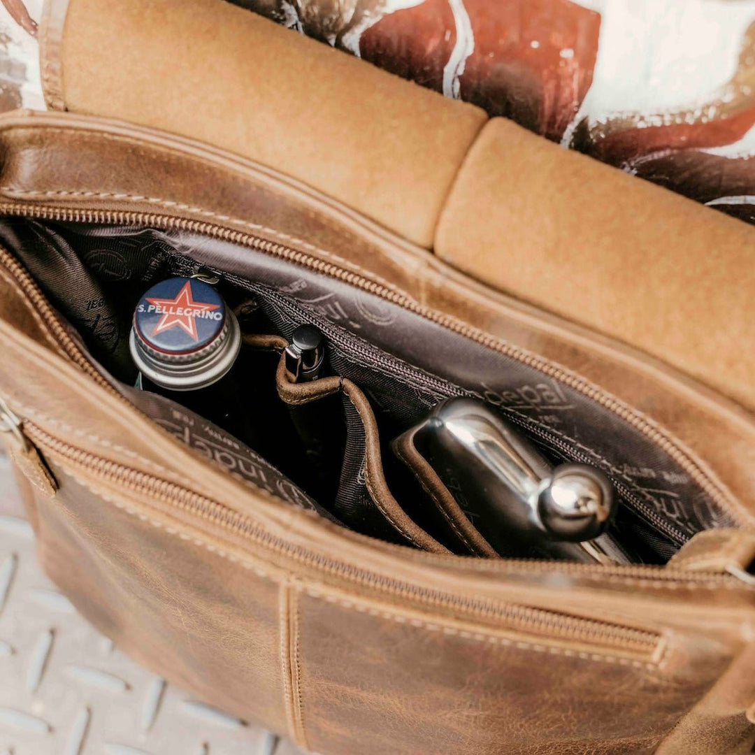 Leather Messenger Bag - Wanderer - Small…