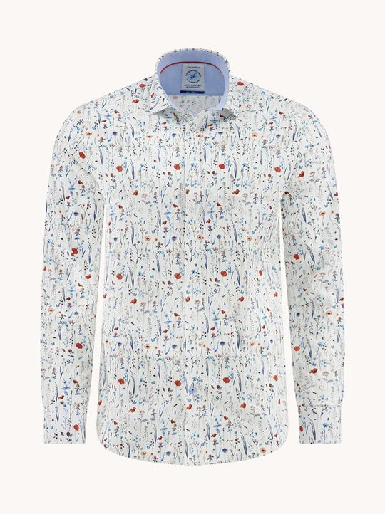 A Fish Named Fred Wild Flowers long sleeve shirt at Bolt + Buckle