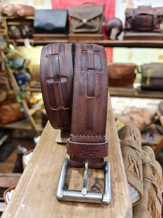 Cobblestone - Mens Leather Belt Belts belt-cobblestone-1 indepal-leather.myshopify.com