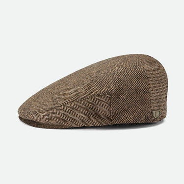 Brixton Hooligan Flat Cap - Brown/Khaki
