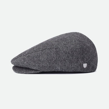Brixton Hooligan Flat Cap - Grey/Black