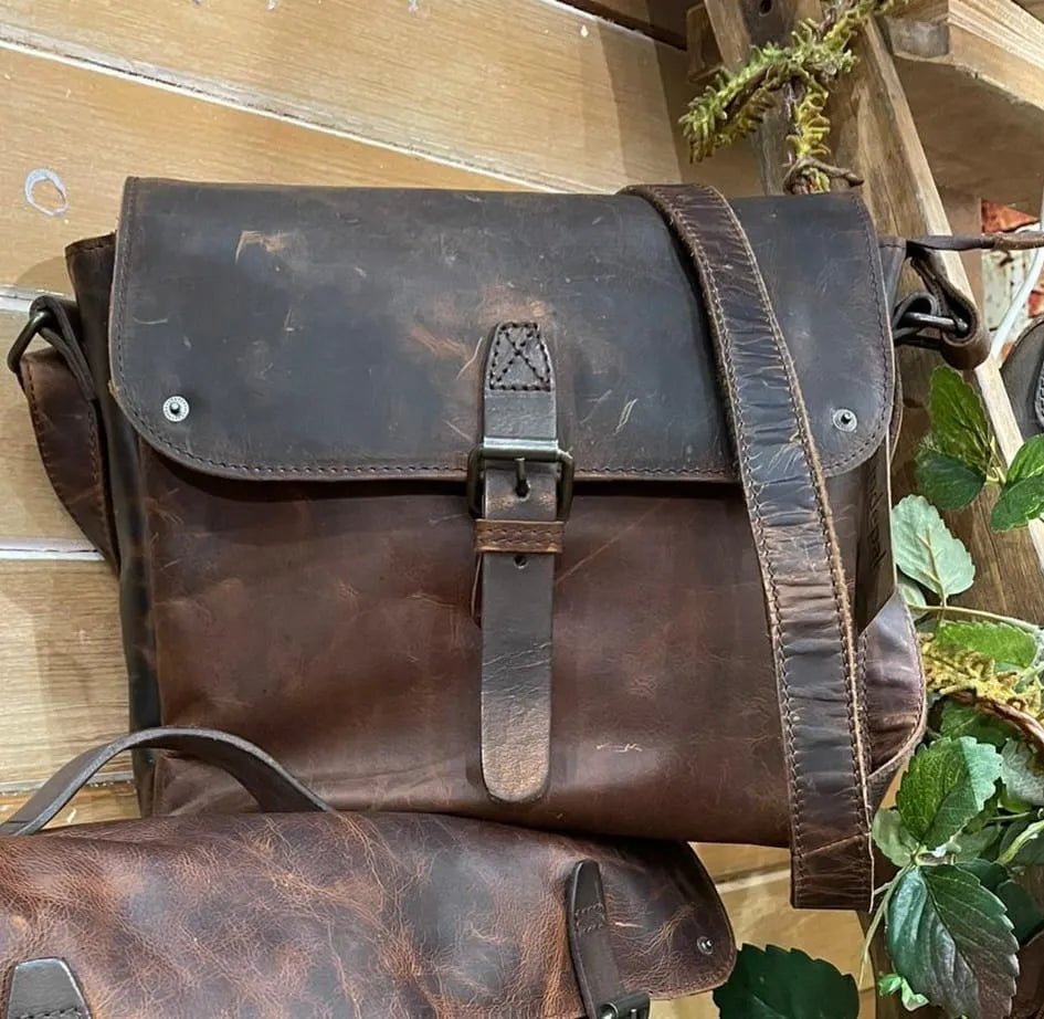 Macquarie Side Satchel messenger bag for men Bags - Small satchel-macquarie-side-satchel indepal-leather.myshopify.com
