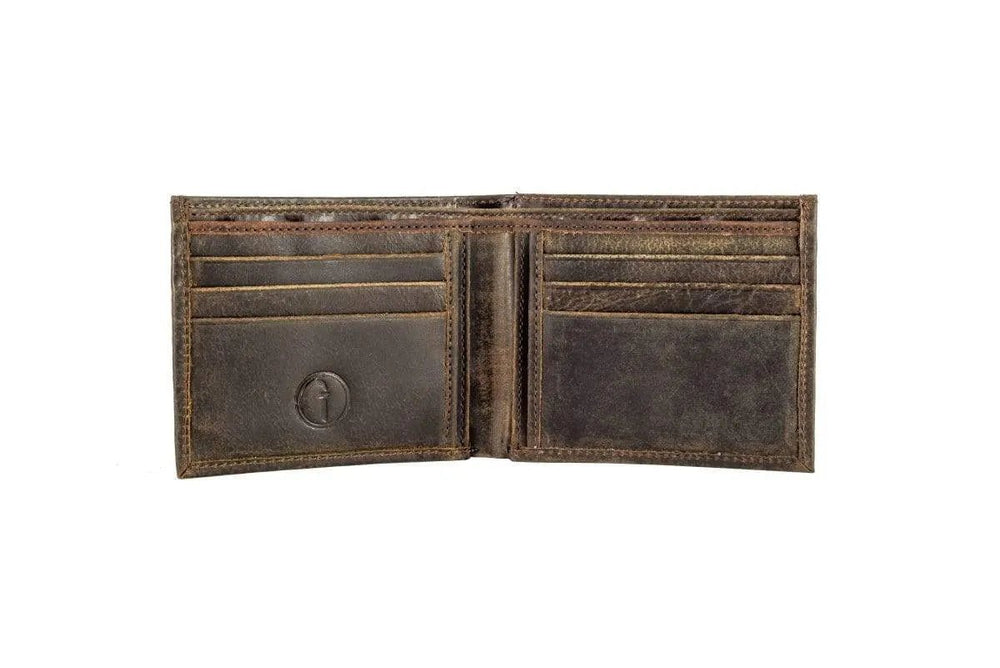 Indepal Leather WALLET Crazy Horse Brown / Open Mens Wallet-Open- Slot Wallets mens-wallet-slot indepal-leather.myshopify.com