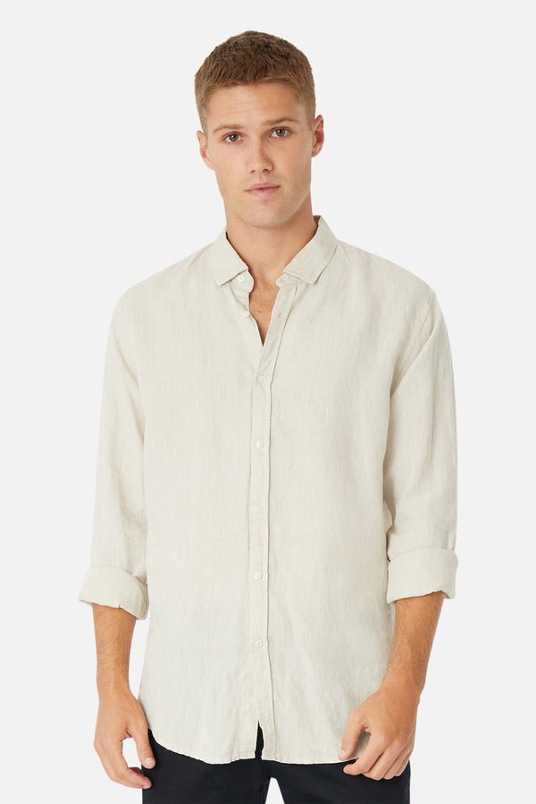 Shirts - Long Sleeve industrie-tennyson-l-s-oatmeal indepal-leather.myshopify.com