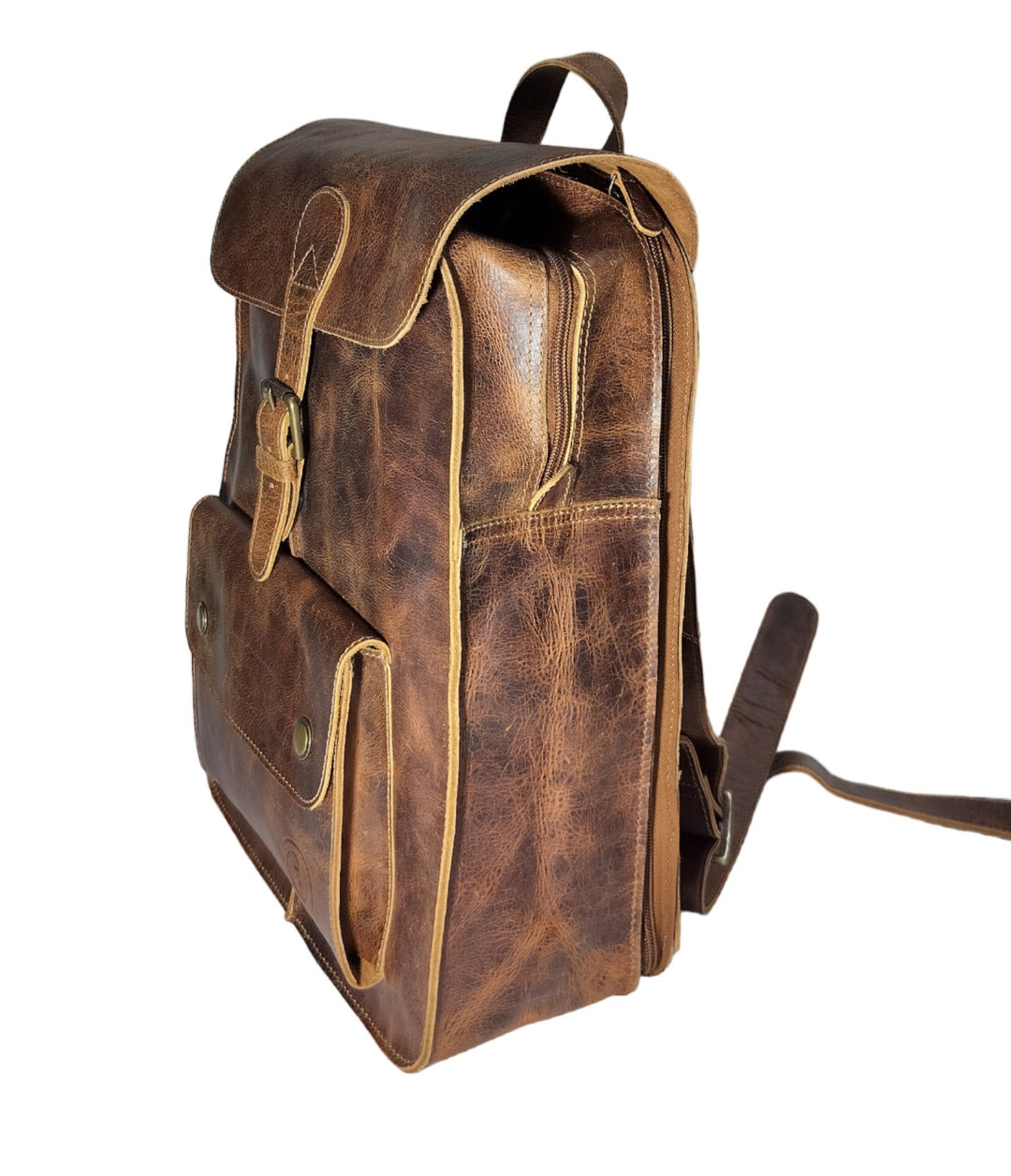 leather backpack