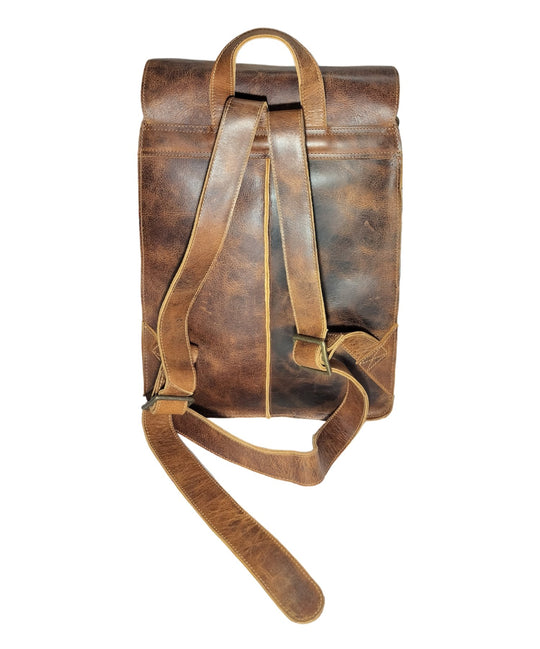 leather backpack