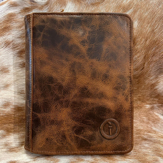 Leather Business Folder-Branson - A5