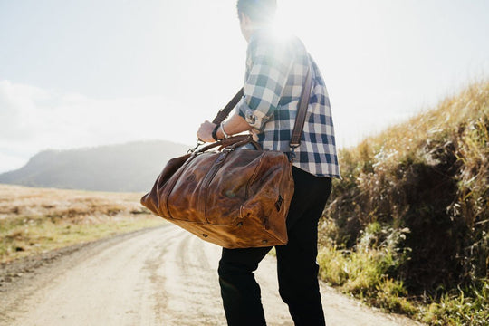 Beckwith Duffle leather travel case online