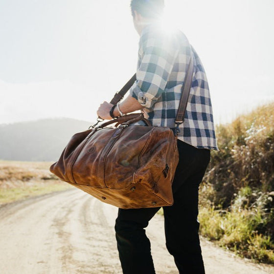 Beckwith - Men's Leather Duffle Bag