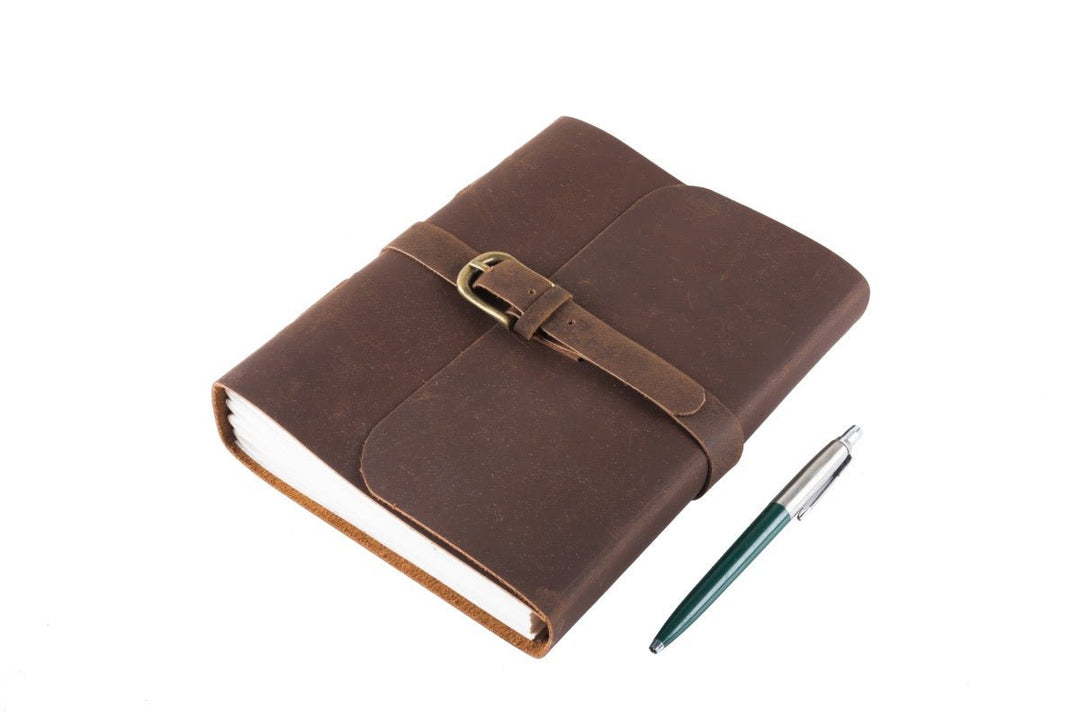 Leather Journal-Buckle-A5