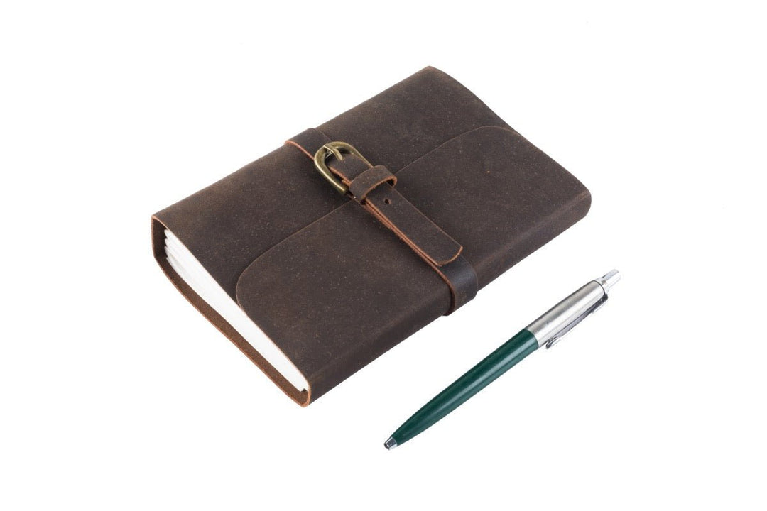 Leather Journal-Buckle-A6