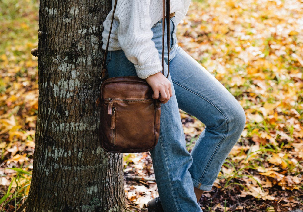 Mens Side Satchel Bag - Chadwick