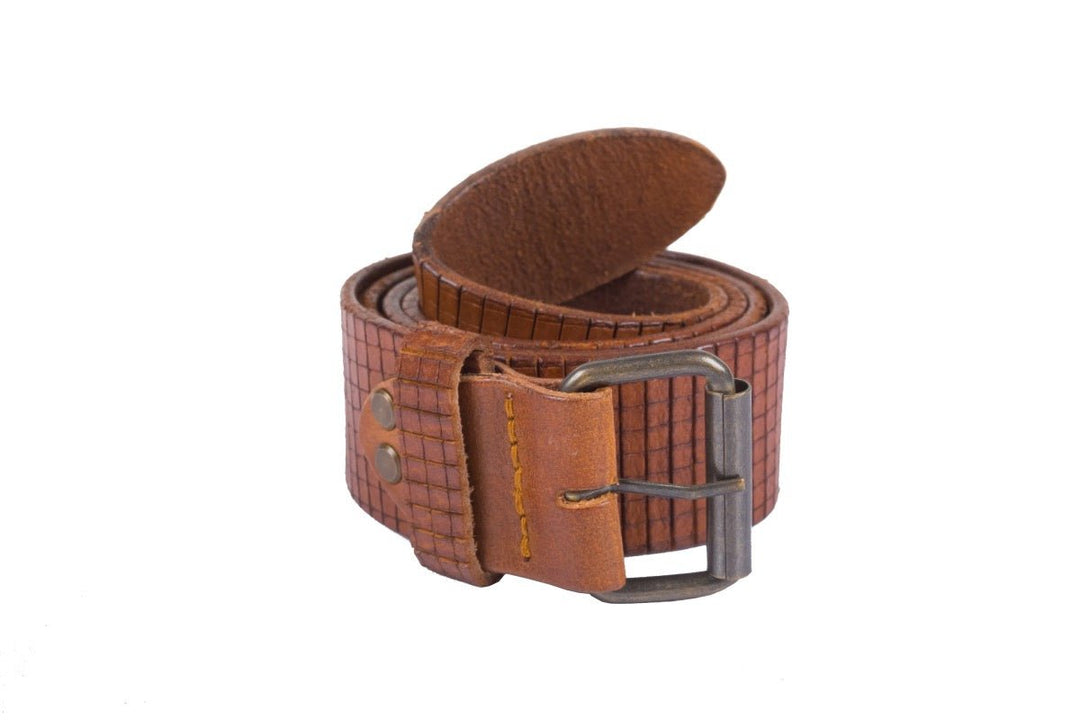 Chadwick - Mens Leather Belt - Tan