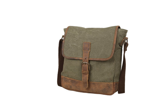 Declan Canvas messenger bags for men Canvas Range declan-canvas-messenger indepal-leather.myshopify.com