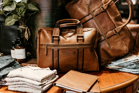 Lincoln Satchel Bag - Antique Tan