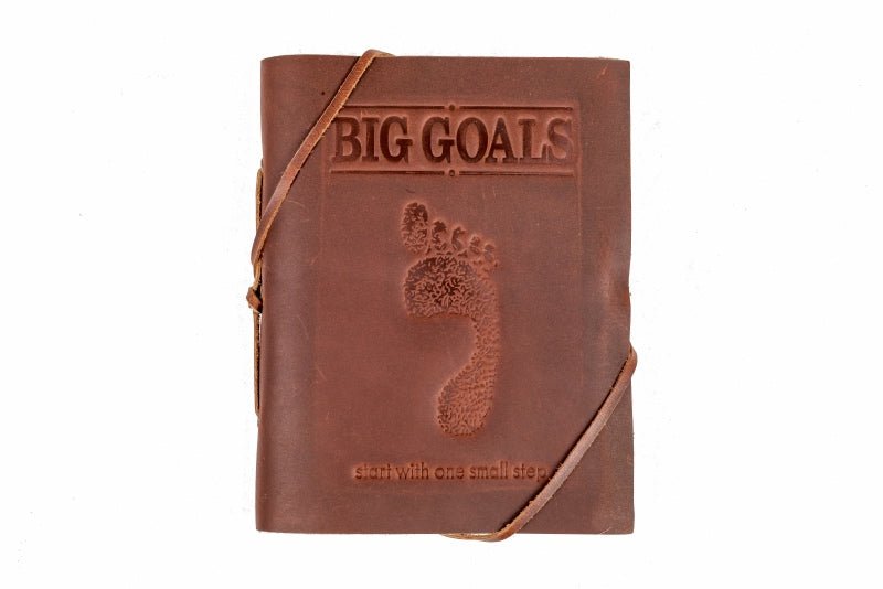 Leather Journal - Big Goals 