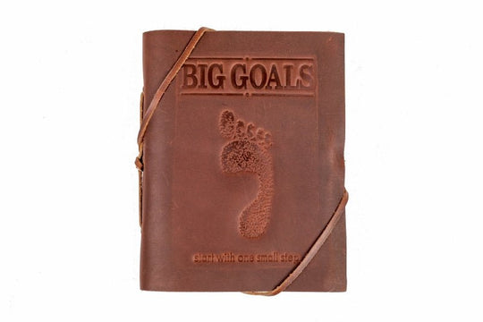 Leather Journal - Big Goals 