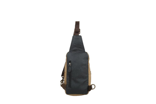 Trooper Canvas Sling  mens leather travel bag