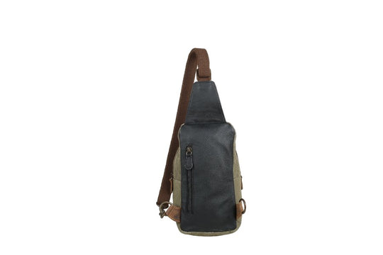 Trooper Canvas Sling mens leather travel bag online