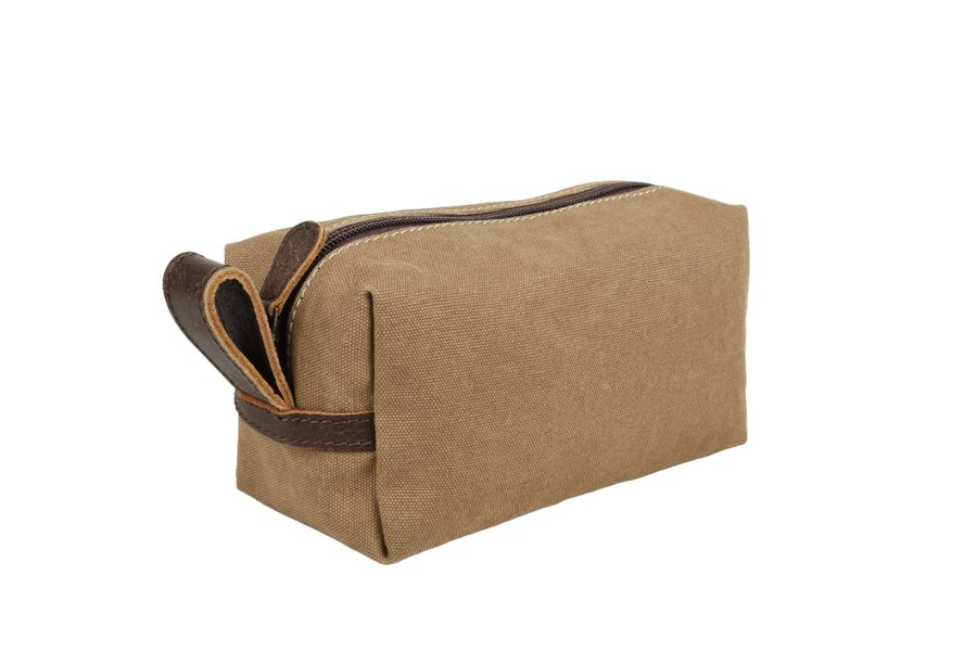 Trooper Canvas mens canvas toiletry bag